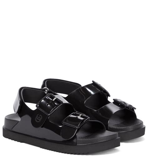 gucci rubber sandals sale